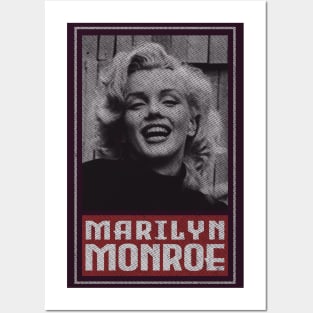 Marilyn Monroe Retro Fan Art Posters and Art